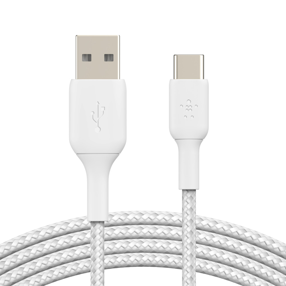 Cáp USB Type C BOOST↑CHARGE Belkin vỏ dù, chứng chỉ USB-IF, 1m &amp; 2m - CAB002bt