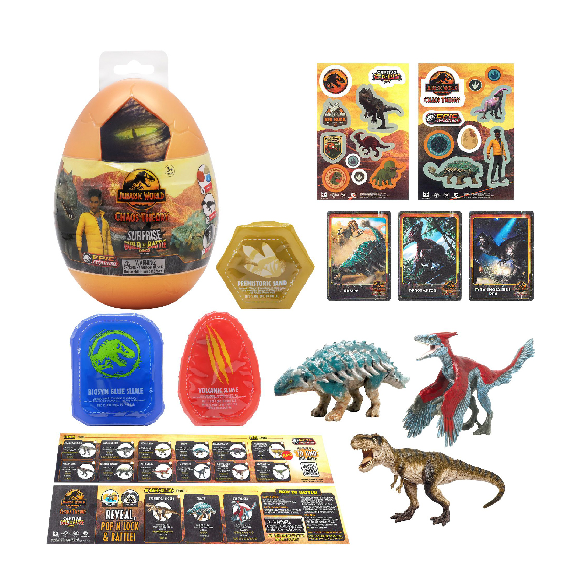 Đồ Chơi Trứng Khủng Long Huyền Bí Jurassic World: Thuyết Hỗn Mang TOY MONSTER T00795