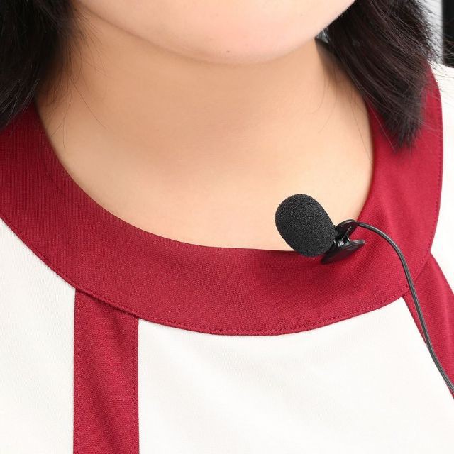 Micro Cài Áo Dùng Cho Wireless Go, Máy Ảnh, Máy Quay Phim Mic Microphone Mic Thu Âm Chân 3.5mm Dành Cho Điện Thoại, Máy Quay, Máy Trợ Giảng - Hàng Nhập Khẩu