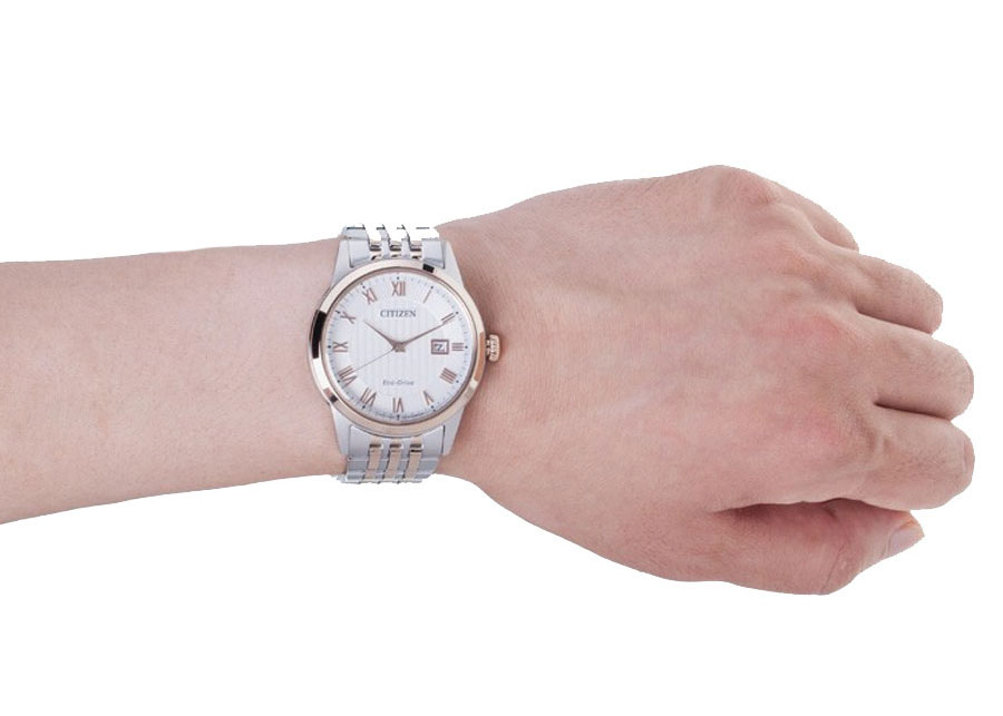 Đồng Hồ Nam Citizen Dây Thép Không Gỉ AW1234-50A - Mặt Trắng