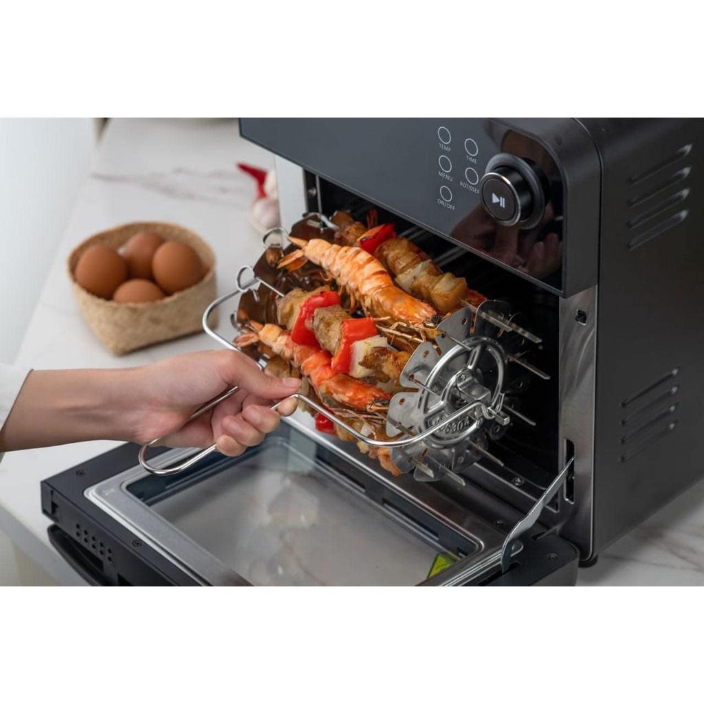 Nồi Chiên Không Dầu ELEGANT AF529T, Dung Tích 14L, Công Suất 1600W, 8 Chế Độ, Nhập Đức, BH 12 Tháng