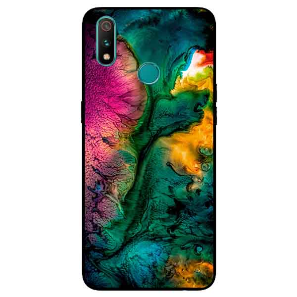 Ốp Lưng in cho Realme 3 Pro Mẫu MÀU SẮC 6 - Hàng Chính Hãng
