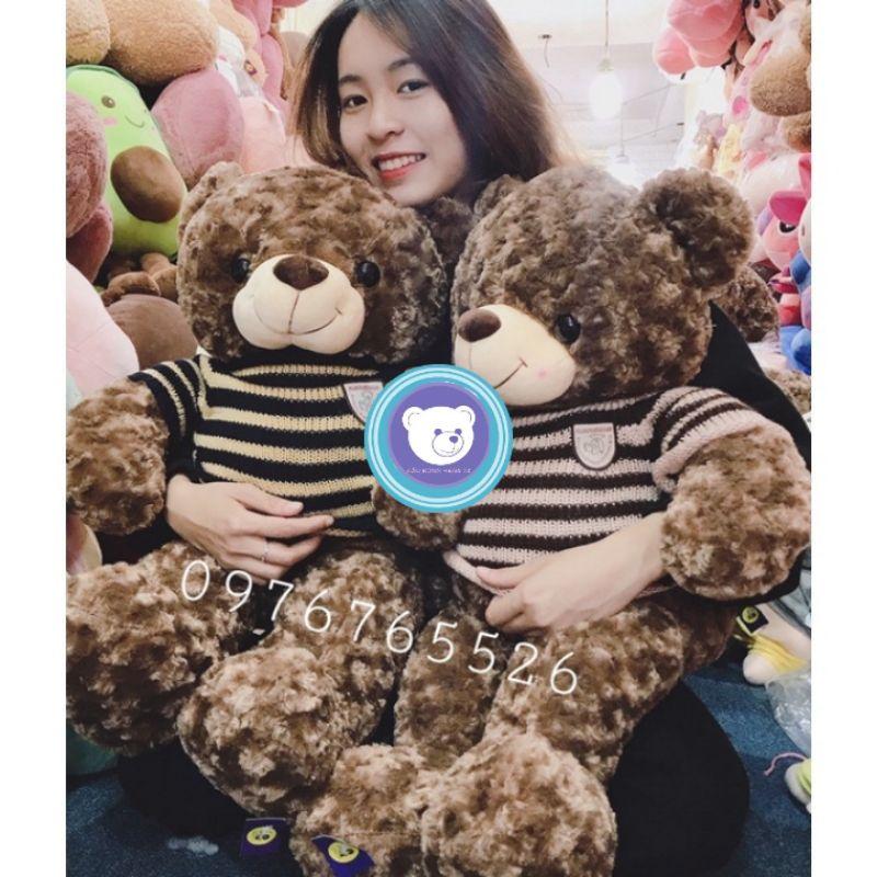 Gấu bông teddy - Teddy mặc áo len - Gấu Bông Hana