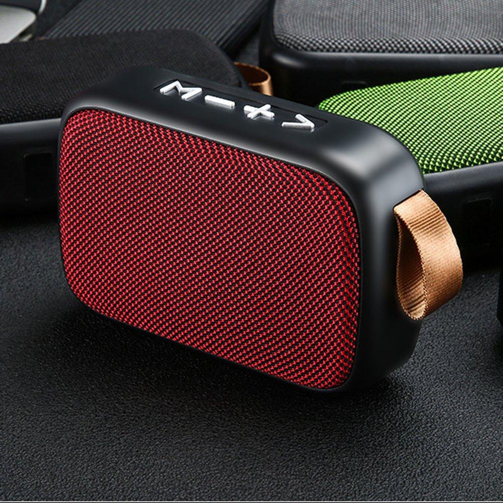 Loa vải kết nối bluetooth không dây di động Audio Audio Stereo Hỗ trợ TF Thẻ có thể tìm kiếm màu: Đen