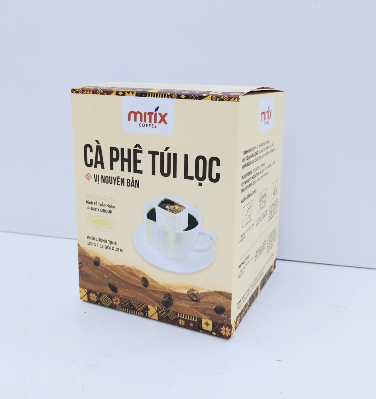 Cà phê túi lọc MITIX loại 120gr/ hộp(10 túi/ hộp)