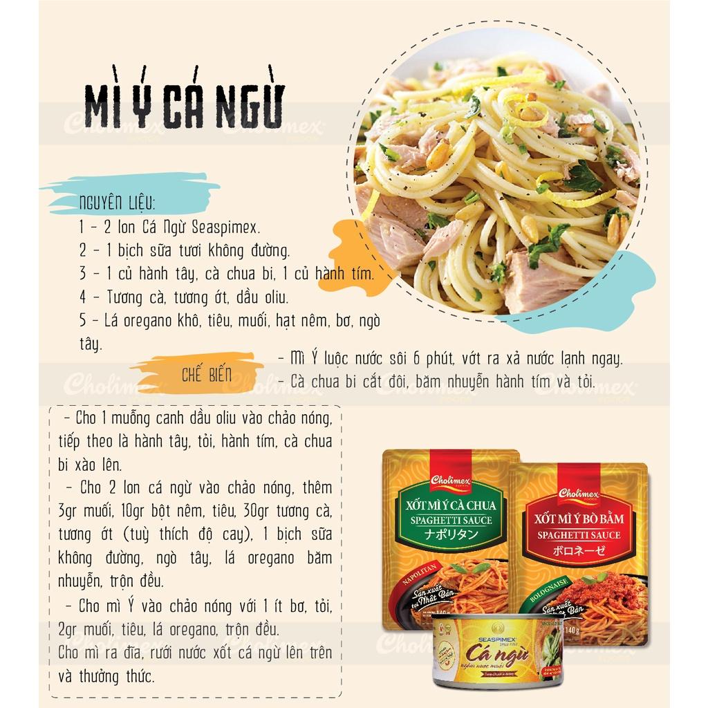 Cá ngừ ngâm dầu seaspimex 185g