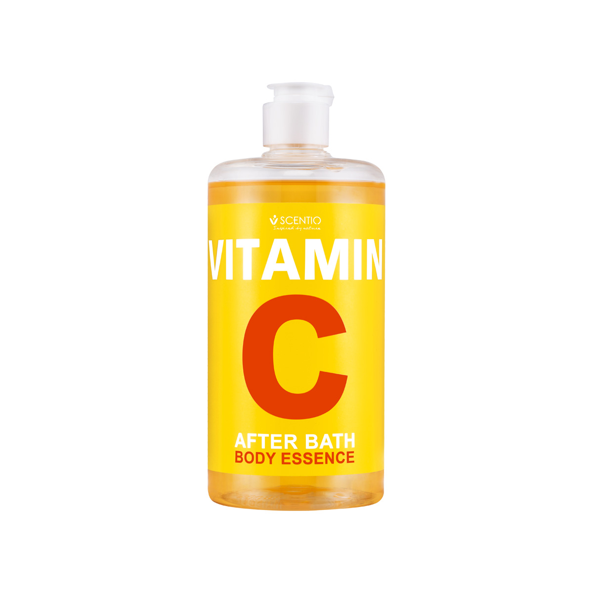 Dưỡng thể dưỡng trắng và phục hồi da chuyên sâu sau khi tắm Scentio Vitamin C 450ml