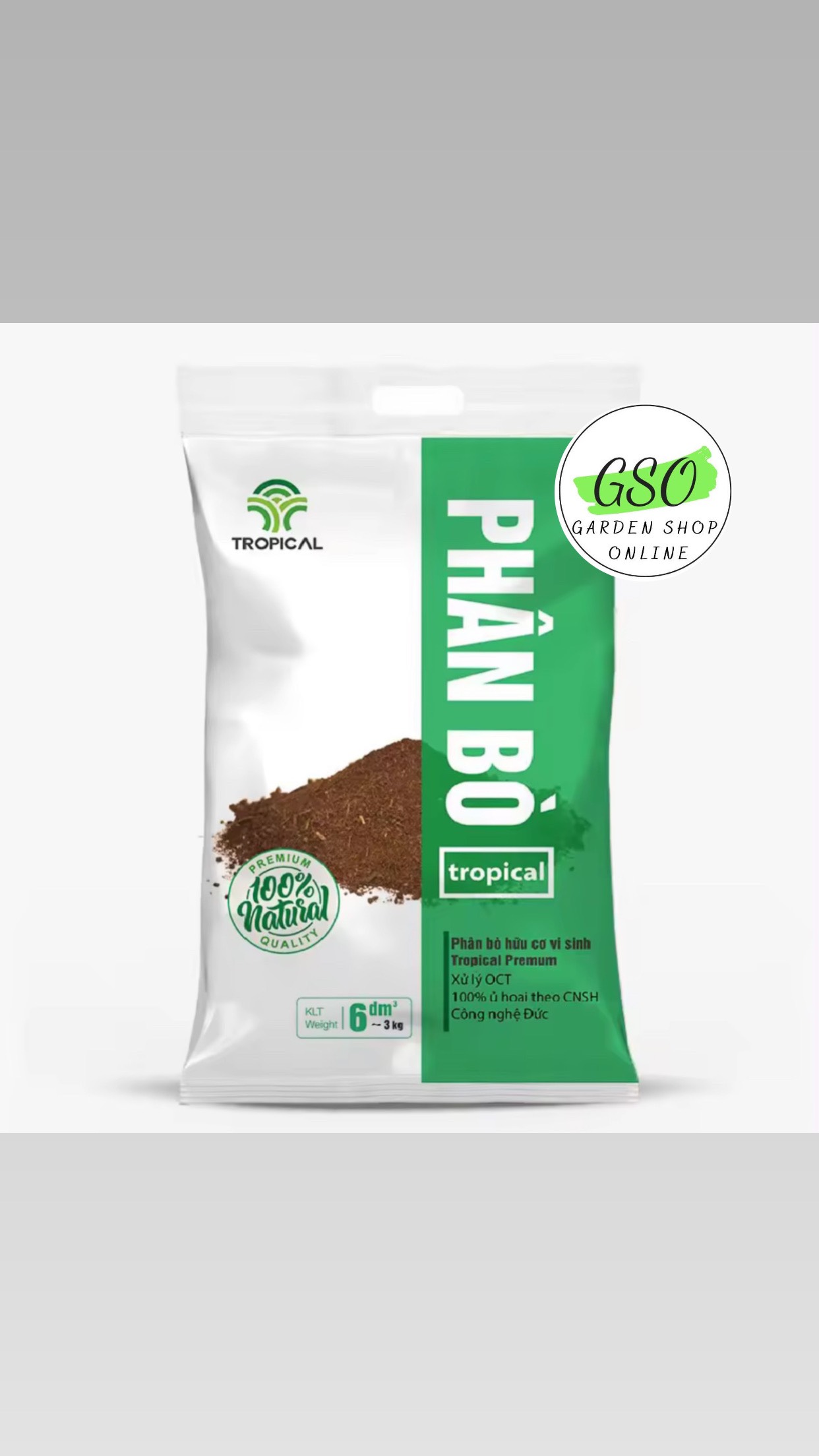 Phân bò Tropical Premium - hữu cơ