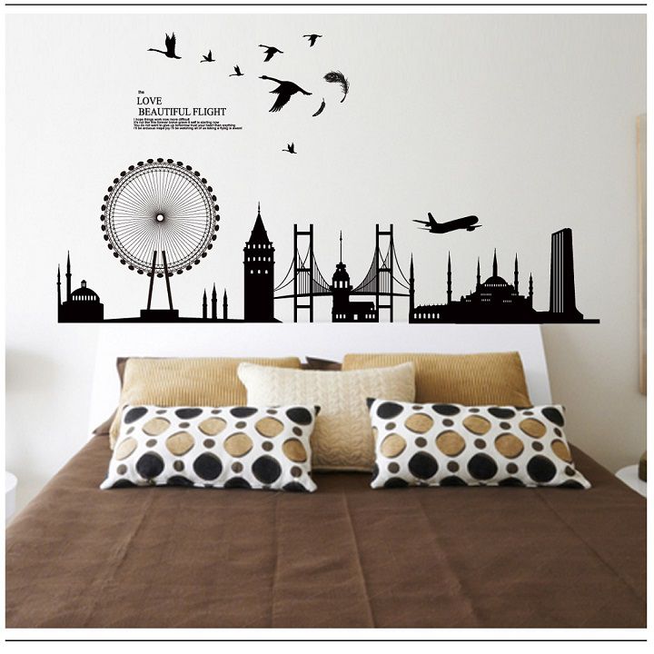 Decal dán tường Thành phố London