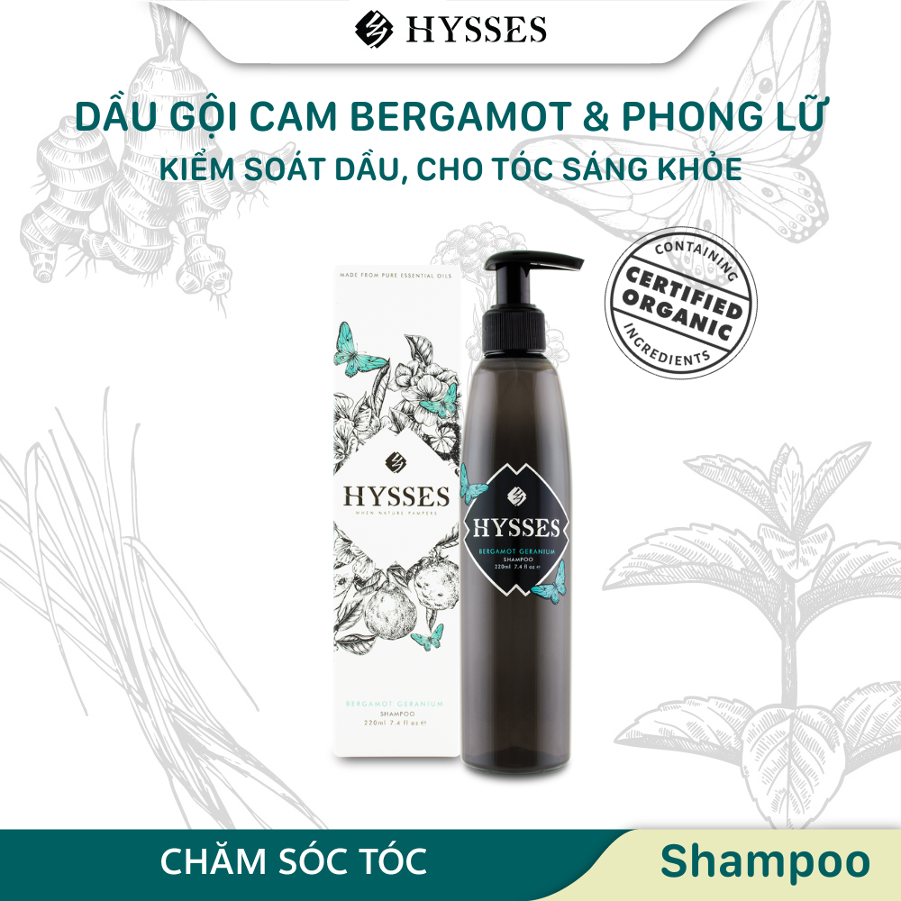 Dầu Gội Hysses Với Chiết Xuất Hương Thơm Dịu Nhẹ, Giúp Làm Sạch Tóc Luôn Tươi Mới, Phù Hợp Với Mọi Loại Tóc
