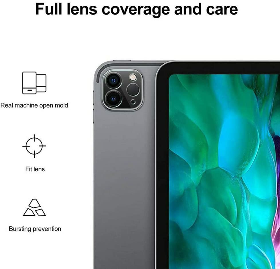 Miếng Dán Kính Cường Lực Camera chống trầy GOR cho iPad Pro 11 inch / iPad Pro 12.9 inch 2020 &amp; 2021 (Bộ 2 Miếng) - Hàng Nhập Khẩu