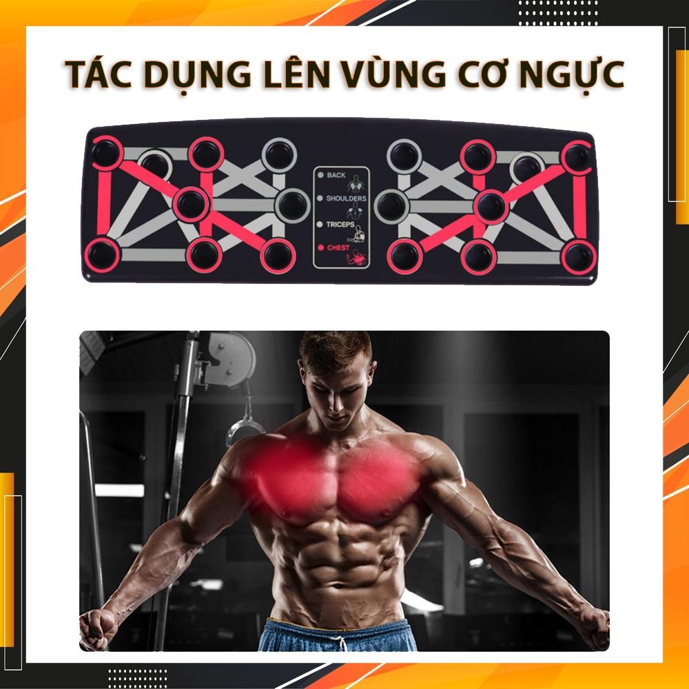 Dụng cụ tập hít đất, chống đẩy đa năng parallettes 12 trong 1 - Bộ bàn tập chống đẩy tập gym tại nhà