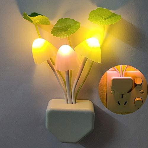 Đèn ngủ LED hình cây nấm/ lá sen 7 màu sắc thay đổi độc đáo trang trí phòng khách/ phòng ngủ