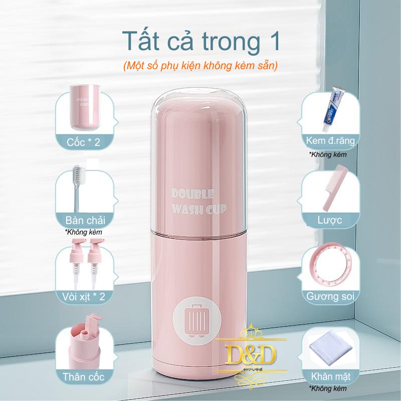 Hộp tiện ích du lịch đựng dụng cụ vệ sinh cá nhân &amp; mỹ phẩm - Travel kit Etravel