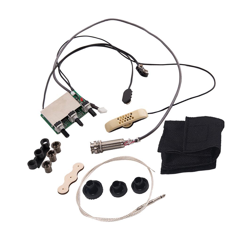 Acoustic Guitar Pickups Active Piezo Pickup EQ Electronic Preamp System