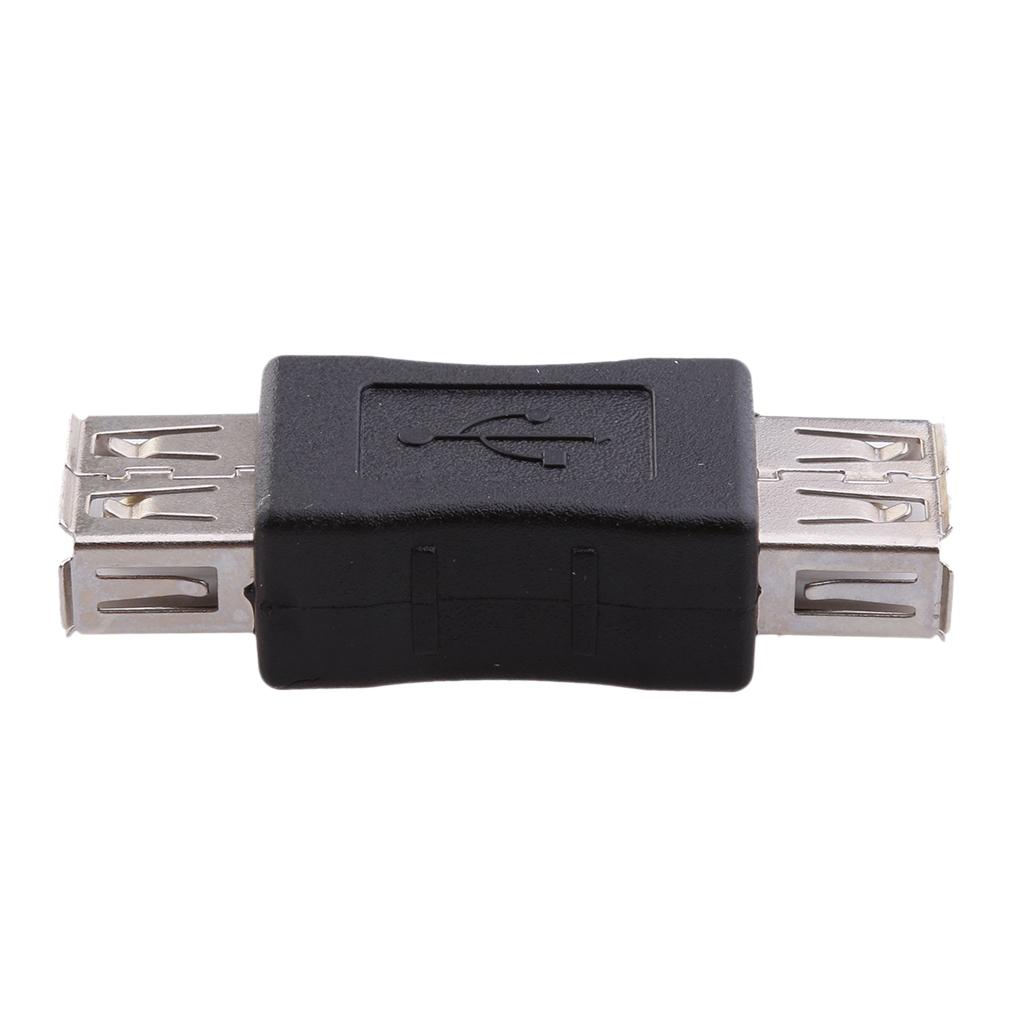 10 Pieces USB A Female To Female Adapter Coupler Changer Connector Converter