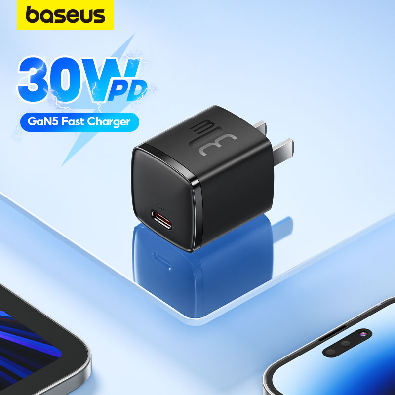 Củ sạc nhanh Baseus Cube Pro 30W 1 cổng Type C Fast Charge CCXF- Hàng chính hãng