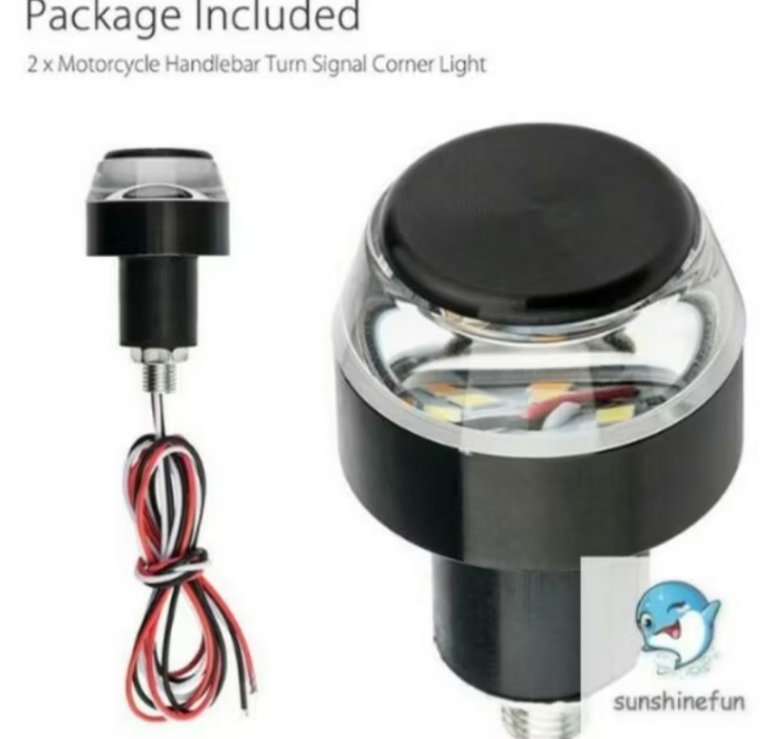 BỘ 2 ĐẦU GÙ TAY LÁI XE MÁY CÓ ĐÈN LED XIN NHAN CỰC ĐẸP