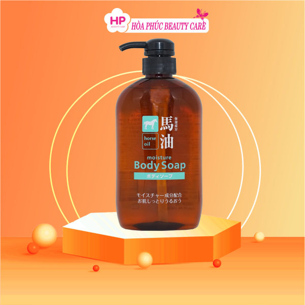 Sữa Tắm Cosme Station Horse Oil Body Soap Cấp Ẩm Dưỡng Trắng Da Từ Dầu Ngựa (Chai 600ML)