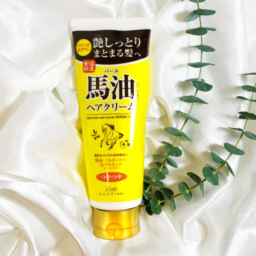 Kem dưỡng tóc chiết xuất dầu ngựa Cosmetex Roland Loshi Moisture Hair Cream Horse Oil 160g