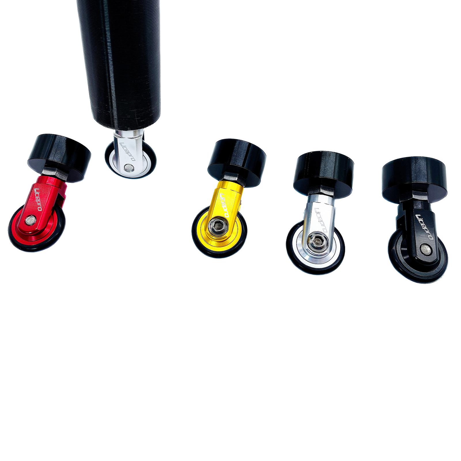 Alloy Folding Bike Easy Wheel 33.9mm Seatpost Mounted EZ Wheel Roller