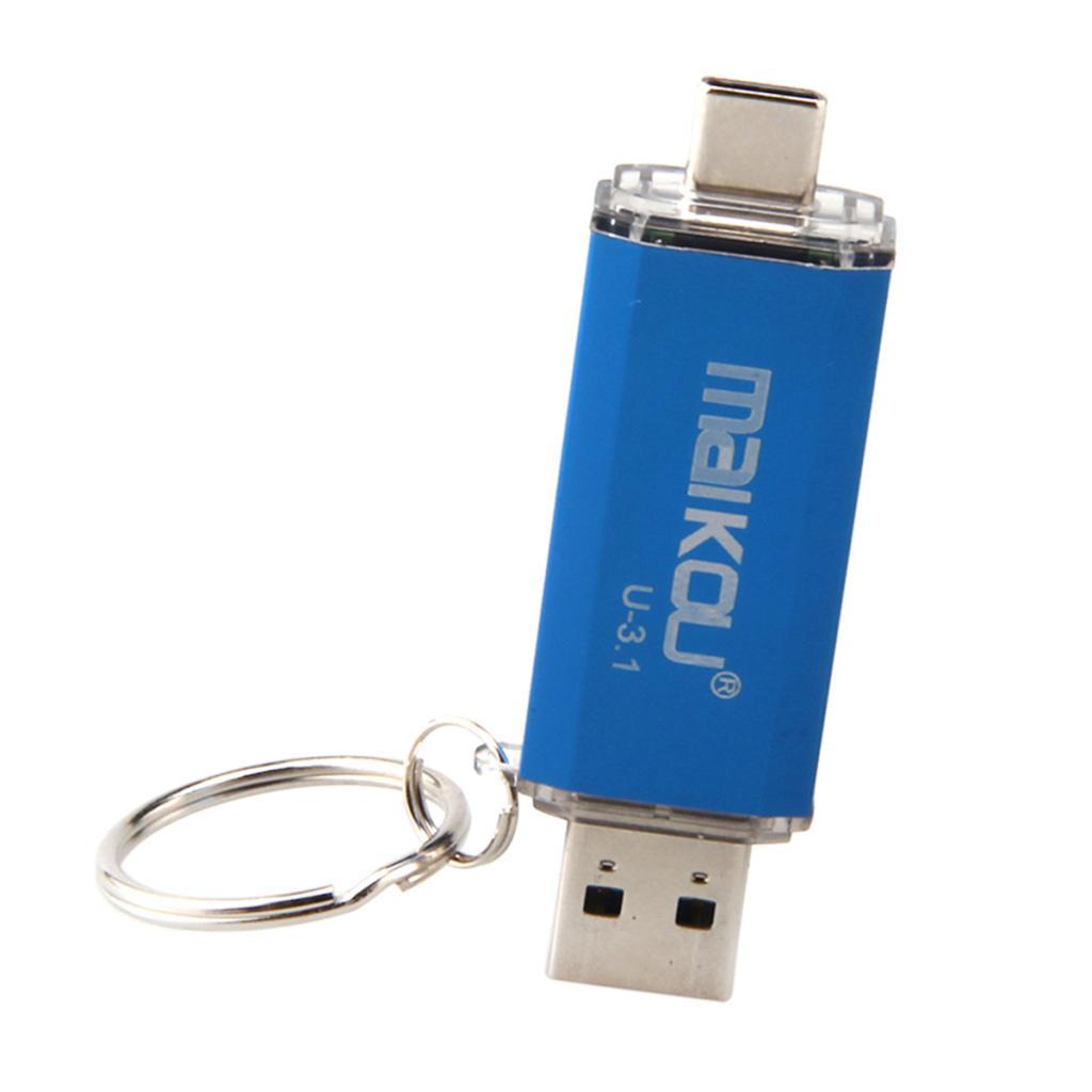 2 in 1 USB 3.0+Type C OTG Flash Drive Memory Stick 256GB
