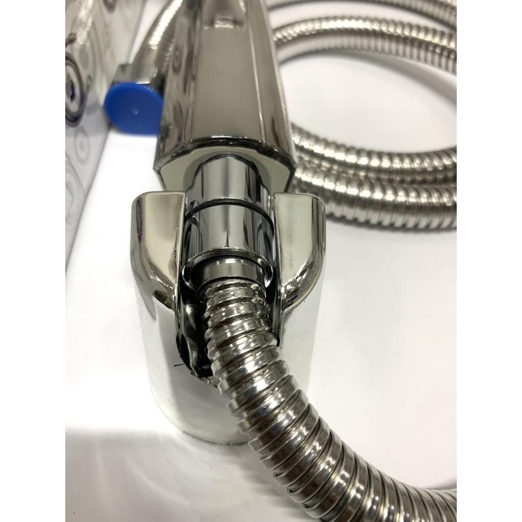 Vòi Sen Tắm Tăng Áp Inox Tay Nhựa Mạ Crome Cao Cấp