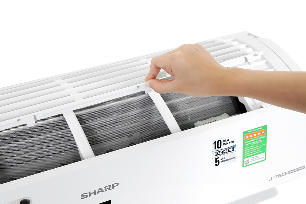 Máy Lạnh Sharp Inverter 1 HP AH-XP10YMW - Hàng Chính Hãng - Chỉ Giao HCM