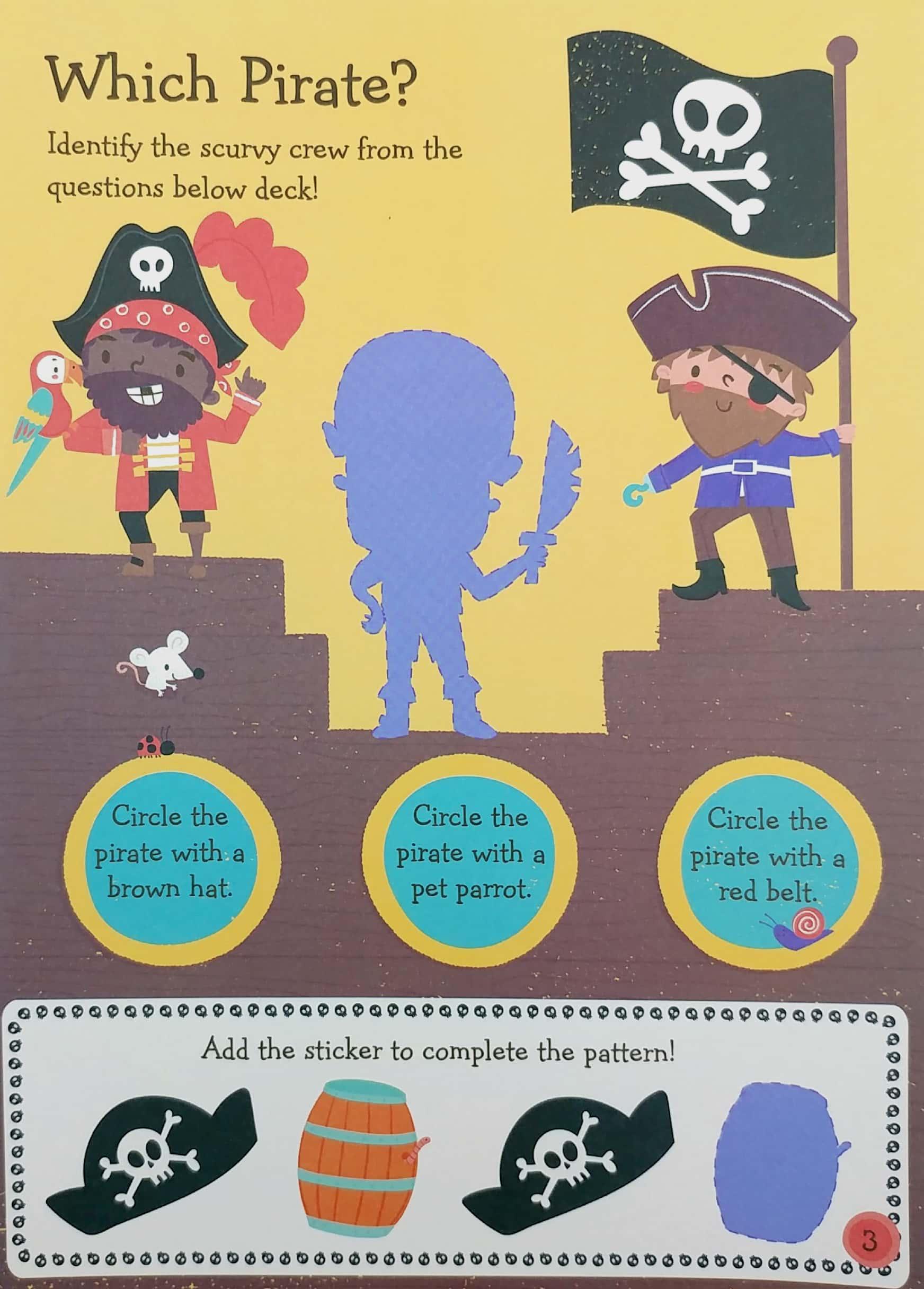 Big Sticker Activity - Pirates