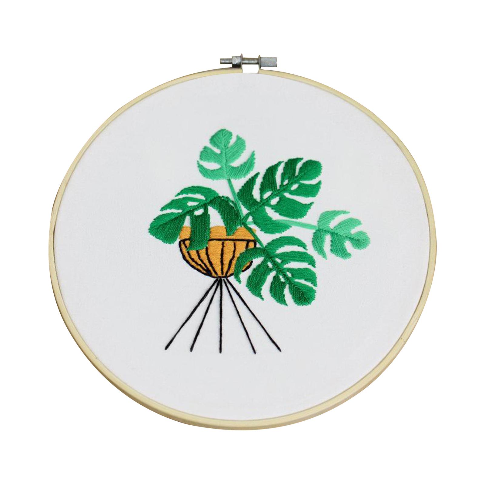 Full Range of Embroidery Starter Kit Cross Stitch Kit for Beginners Style1