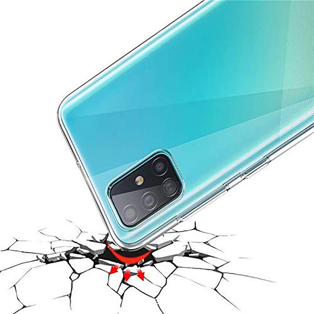 Hình ảnh Ốp lưng silicon dẻo trong suốt mỏng 0.6mm cho Samsung Galaxy M51 hiệu Ultra Thin độ trong tuyệt đối chống trầy xước - Hàng nhập khẩu