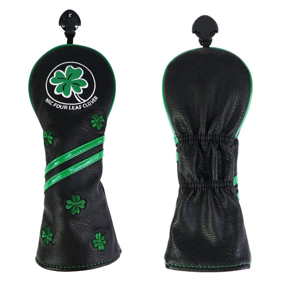 PU Golf Woods Headcover Waterproof 460cc Fairway Driver Head Cover Protector