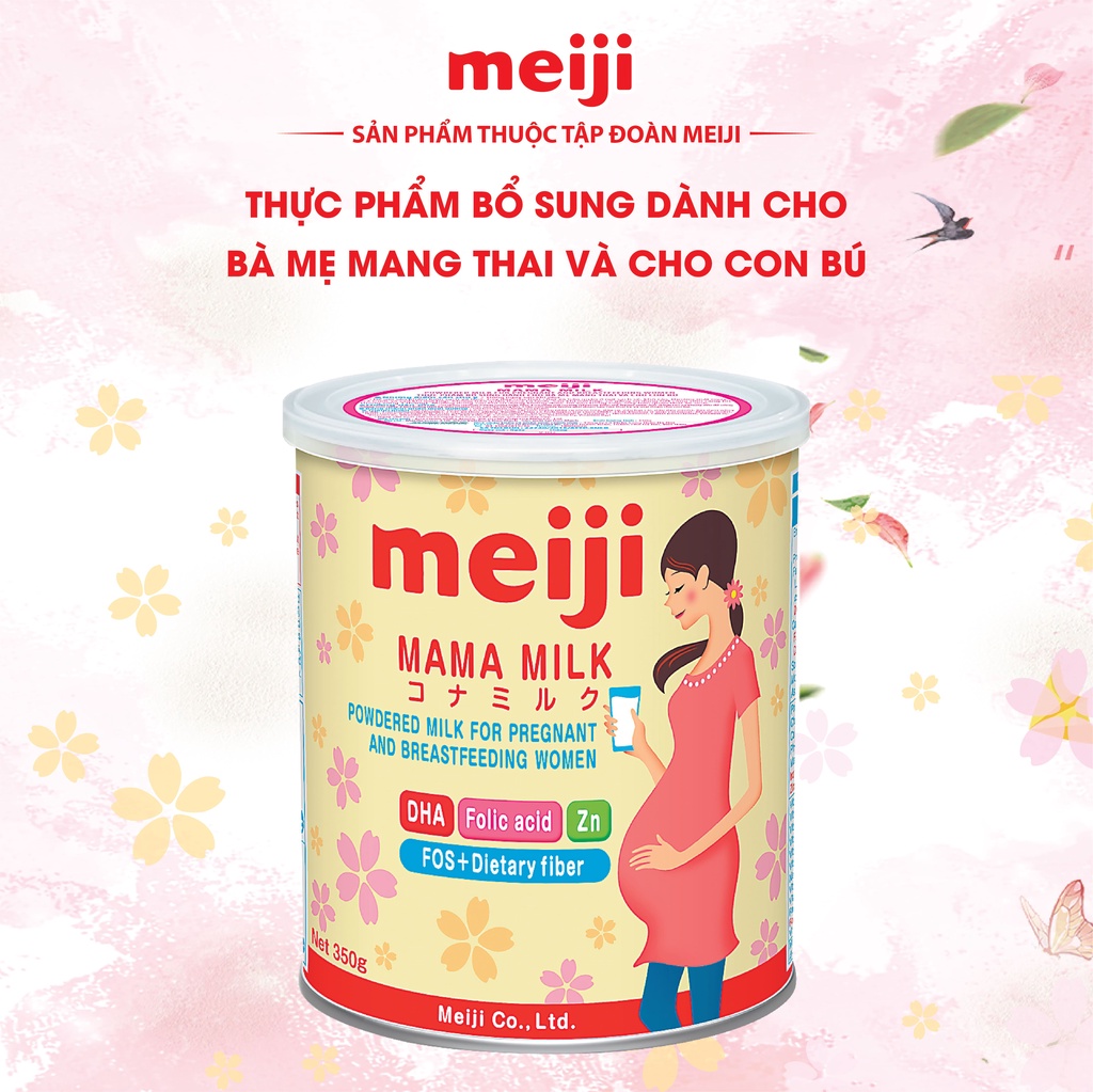 Thực phẩm bổ sung Meiji Mama Milk – Nhập khẩu chính hãng (350g)