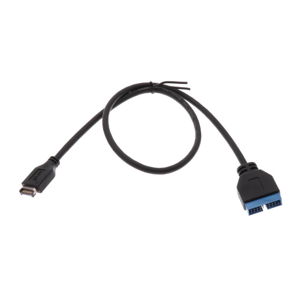 USB 3.1 Bảng Điều Khiển Phía Trước Đầu Ra USB 3.0 20Pin Đầu Nối Dài Bền