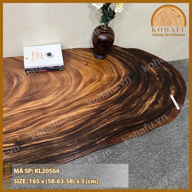 Bàn Sofa/ Bàn Trà Ngồi Bệt Gỗ Me Tây Nguyên Tấm - Kiểu Dáng Độc Đáo