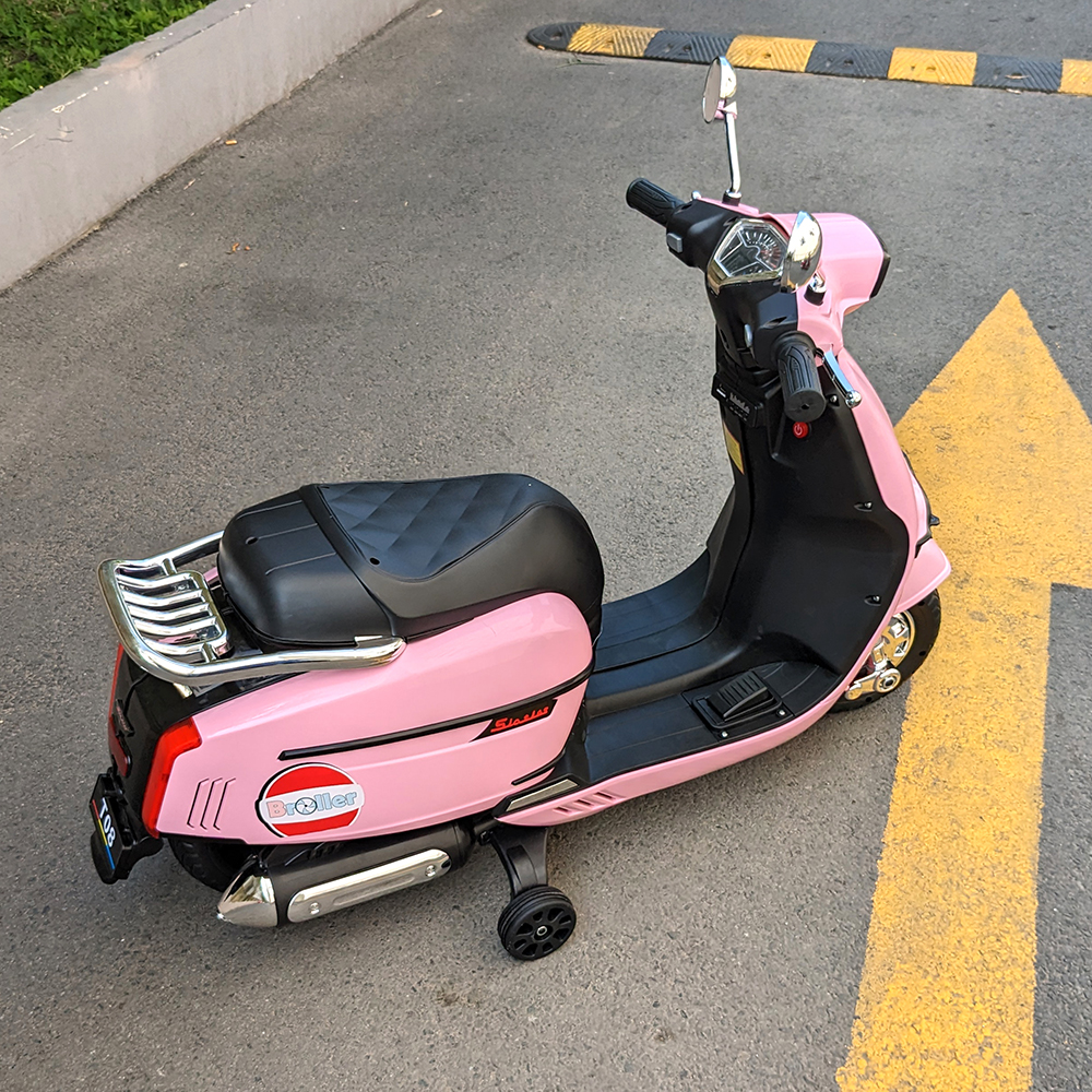 Xe máy điện Vespa cho bé BABY PLAZA T08