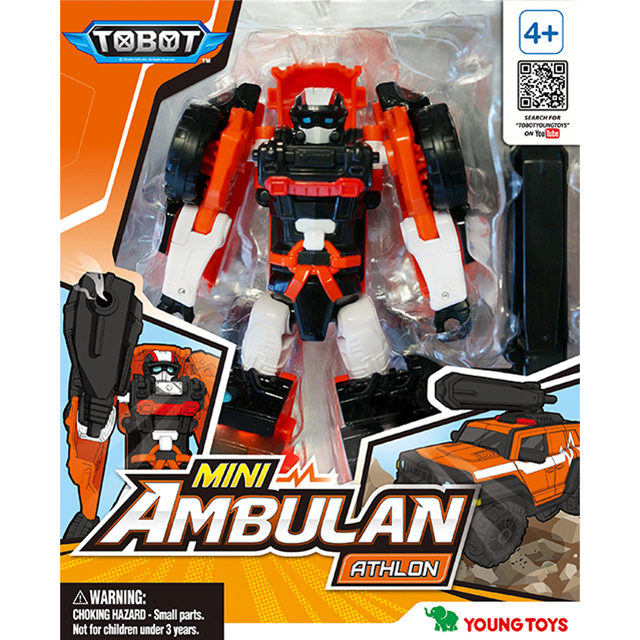 Đồ Chơi Lắp Ráp Young Toys - Mini Tobot Ambulan