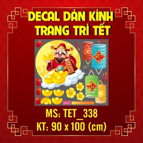 DECAL TRANG TRÍ TẾT NGUYÊN ĐÁN 2022 COMBO SỐ 11
