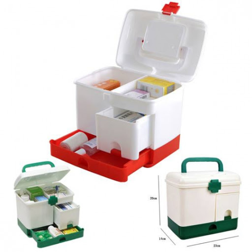 TỦ ĐỰNG THUỐC Y TẾ GIA ĐÌNH 3 TẦNG