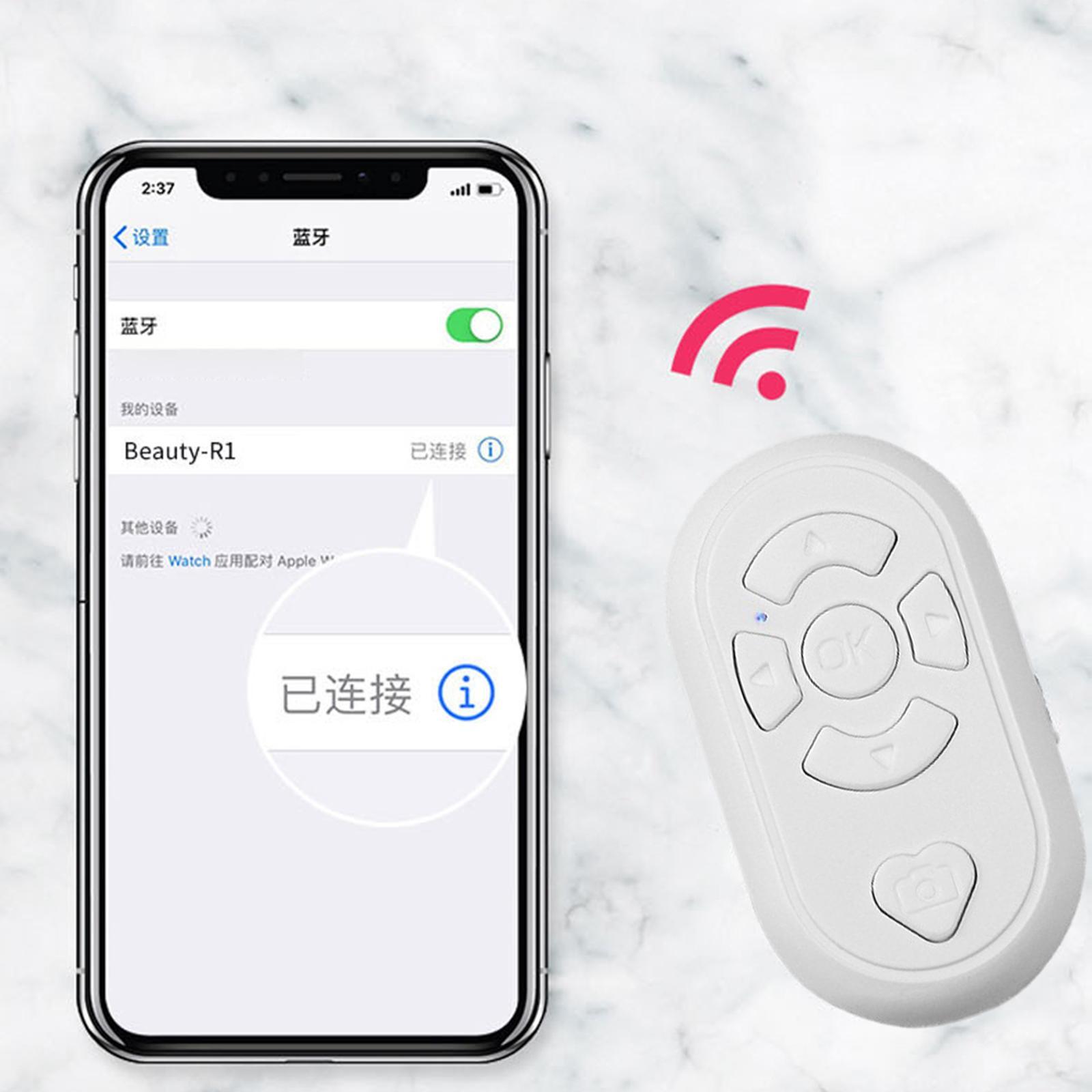 2Pcs  Camera Shutter Remote Control Selfie Button