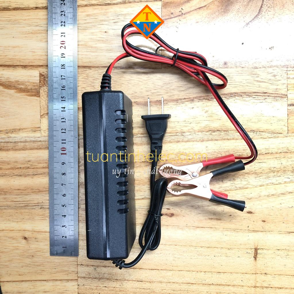 Sạc bình ắc quy ô tô, xe máy 12V/3A 20Ah-40Ah # sạc acquy