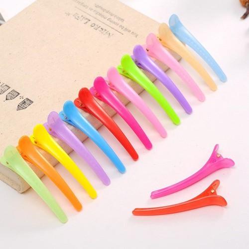 SET 10 Kẹp tóc mỏ vịt bằng nhựa trơn bóng đẹp