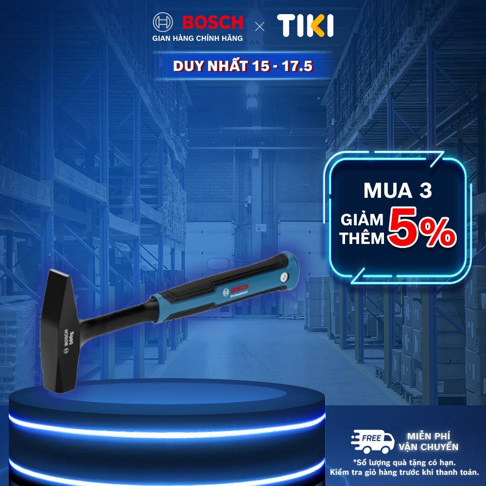 Búa chuyên dụng cho thợ nề Bosch chất lượng chuẩn Đức