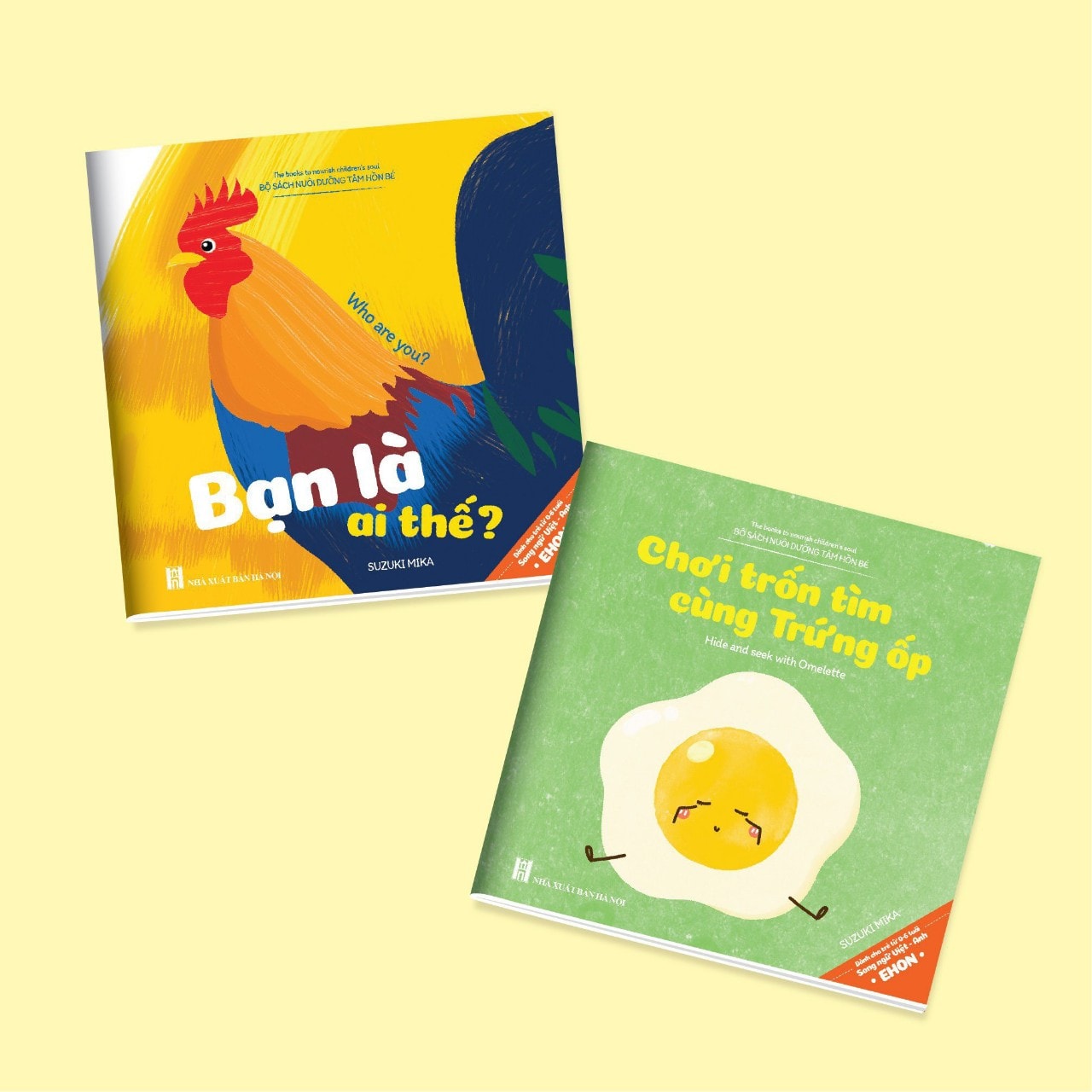 Sách Ehon- Song Ngữ Việt Anh Cho Bé Từ 0-6 Tuổi Bộ 10 Cuốn- Ehon Nhật Bản Nuôi Dưỡng Tâm Hồn Bé - Set 5 Cuốn