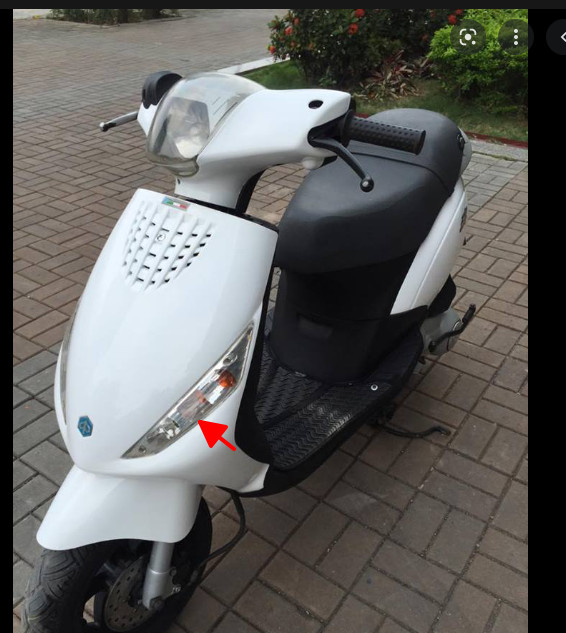 Bộ 2 củ đèn xi nhan Trước dành cho xe ZIP Piaggio