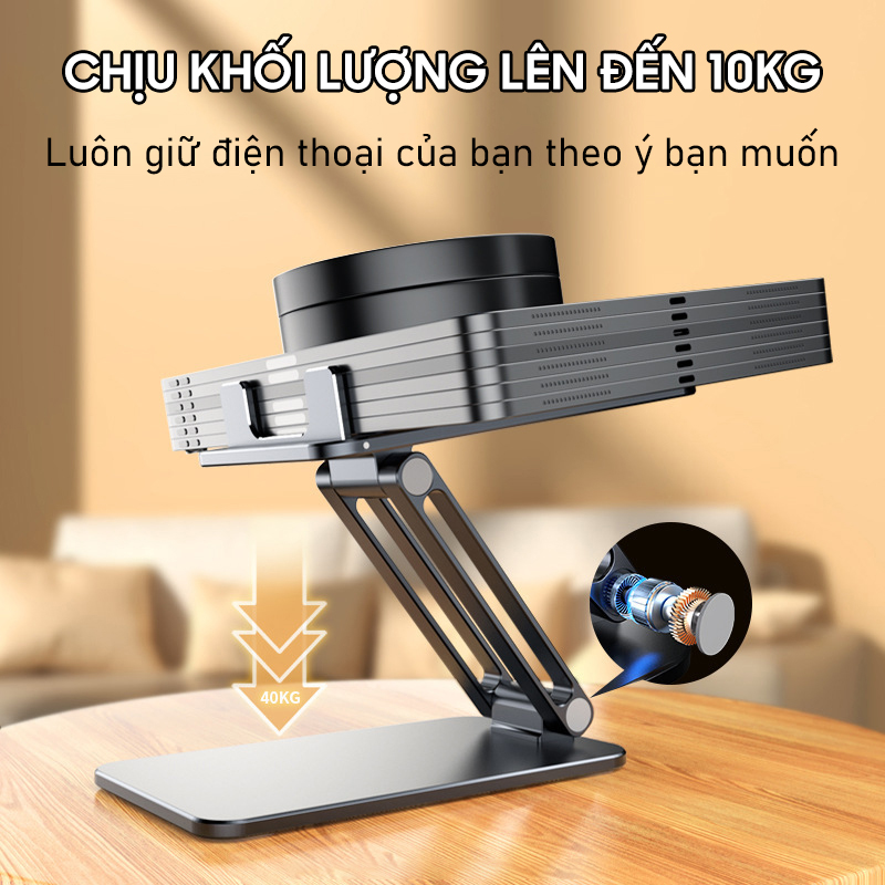 Giá đỡ điện thoại chân xoay 360 độ tiện lợi , giá đỡ để bàn- D1591