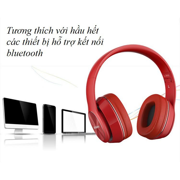 Tai Nghe Chống Ồn ️️ Tai Nghe Chụp Tai Âm Thanh Sống Động - Tai Nghe Bluetooth L350 Lọc Tạp Âm, Giảm Tiếng Ồn