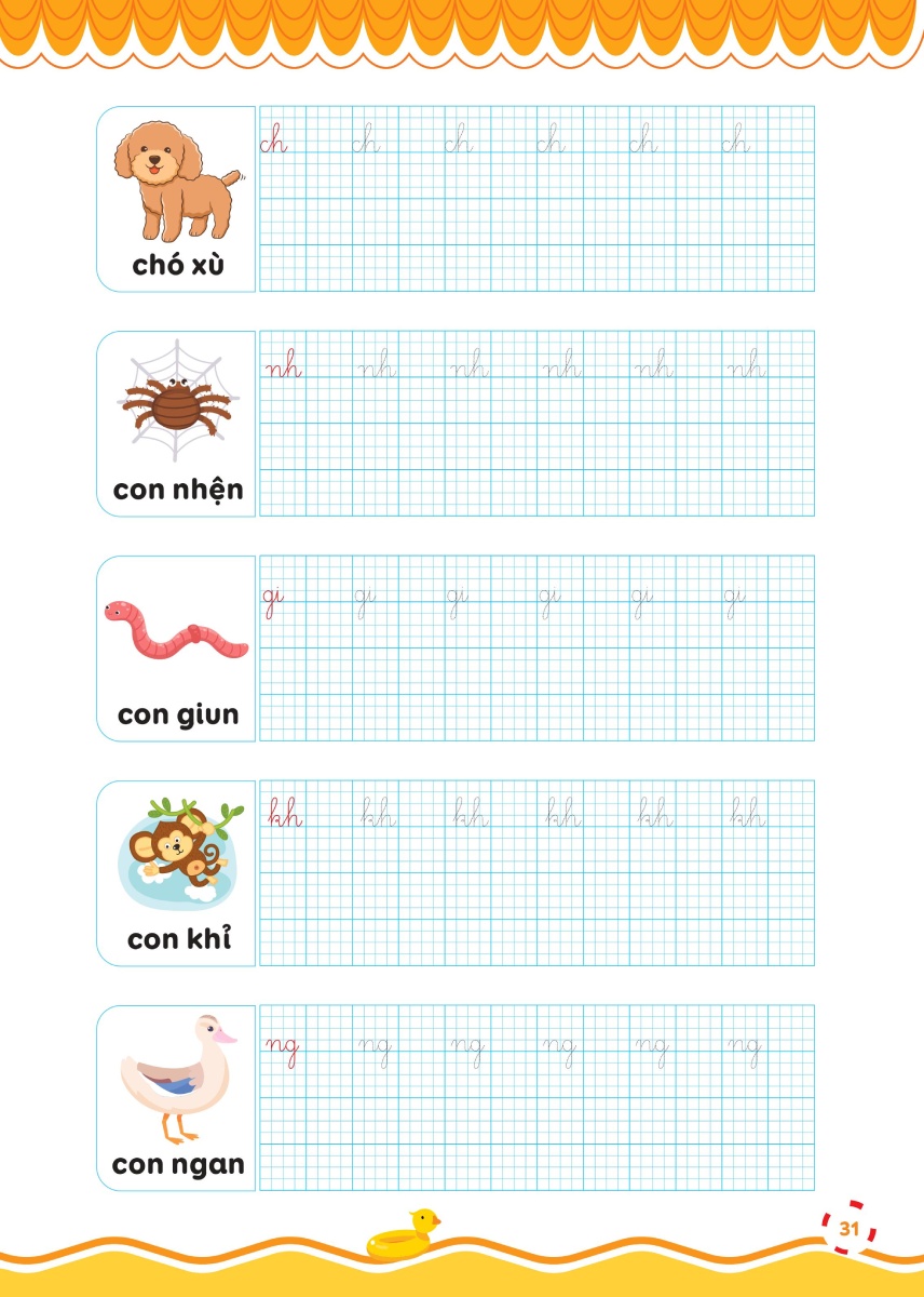 Vở Luyện Viết Hạ Cỡ Chữ Chữ Ô Li Nhỏ - Quyển 2: Chữ Thường_MEGA