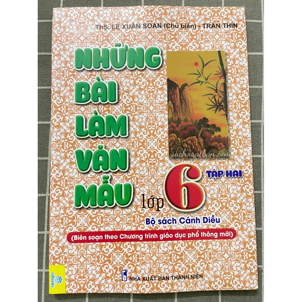 Sách Những bài làm văn mẫu lớp 6 Tập 1 + Tập 2 - Cánh Diều