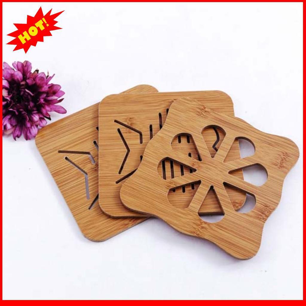 Rế lót nồi, ly bằng gỗ sang trọng